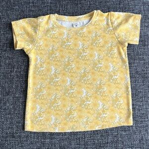 Kate Quinn Yellow Floral Shirt Size 6